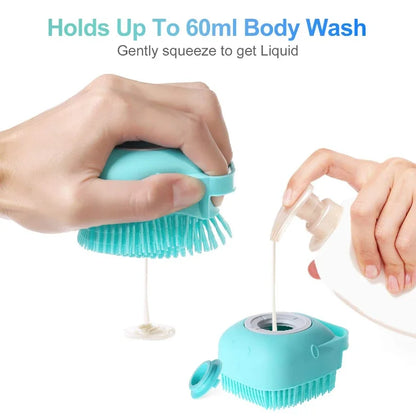 Pet Shampoo Brush and Massage Comb