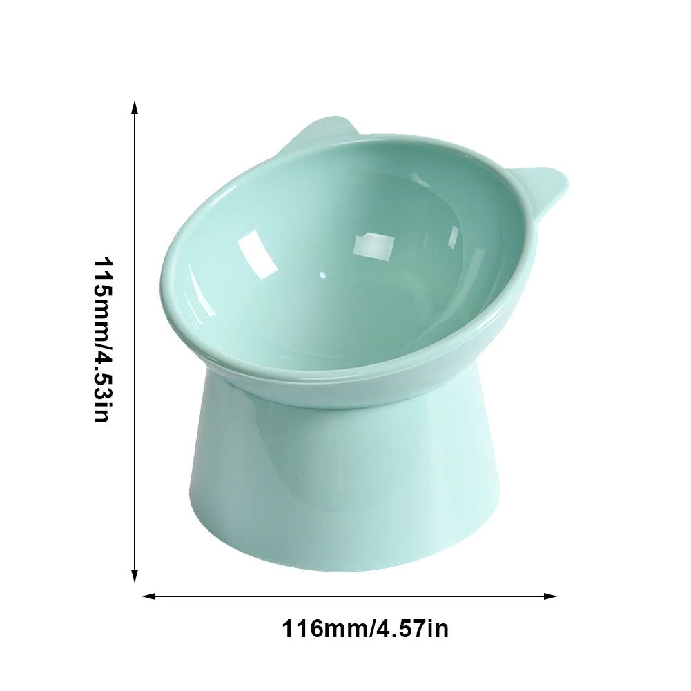 Tilted Easy Feeding Pet Food Bowl