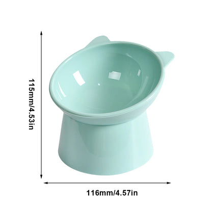 Tilted Easy Feeding Pet Food Bowl