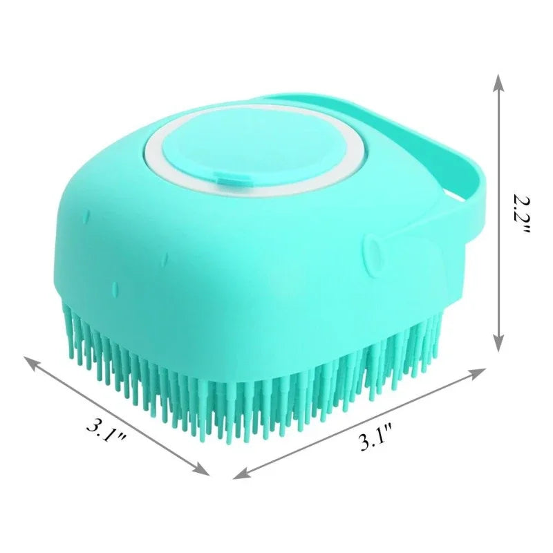 Pet Shampoo Brush and Massage Comb