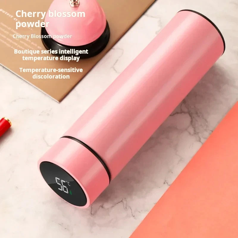 Stylish Stainless Steel SMEG Insulated Water Bottle 500ML