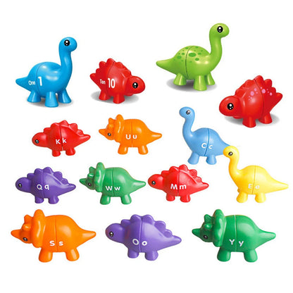 Accelerated Early Learning For Colours, Alphabet And Numbers Dinosaur Toys