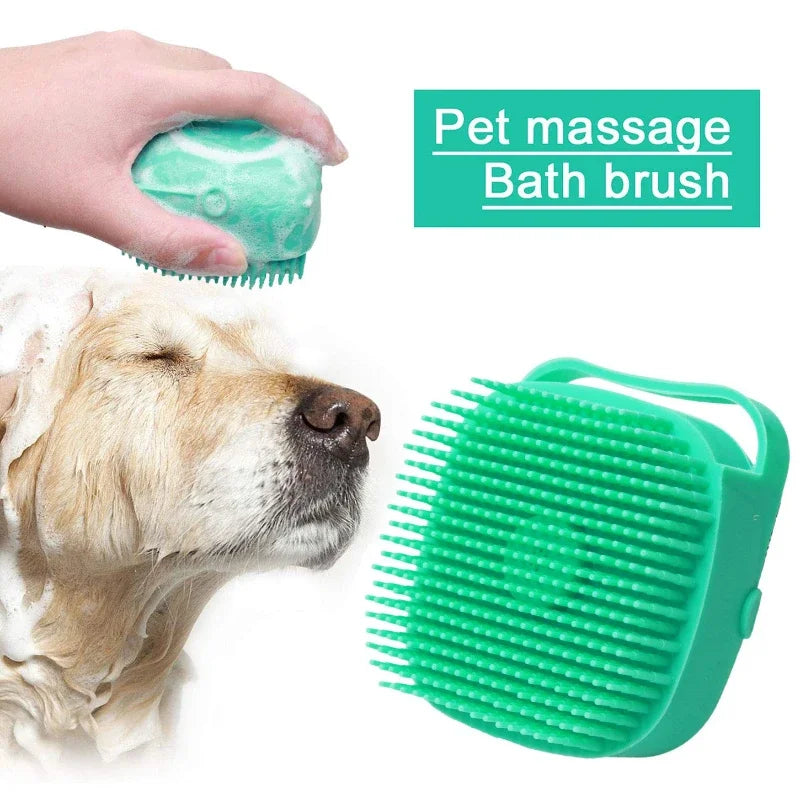 Pet Shampoo Brush and Massage Comb