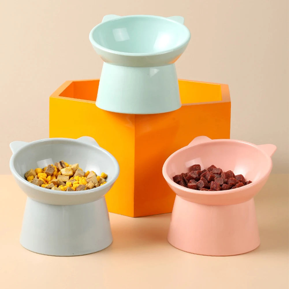 Tilted Easy Feeding Pet Food Bowl