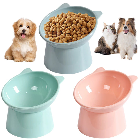 Tilted Easy Feeding Pet Food Bowl